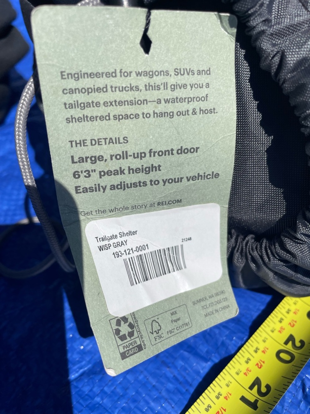 REI Packable Vehicle Shelter - Picture 4 of 12